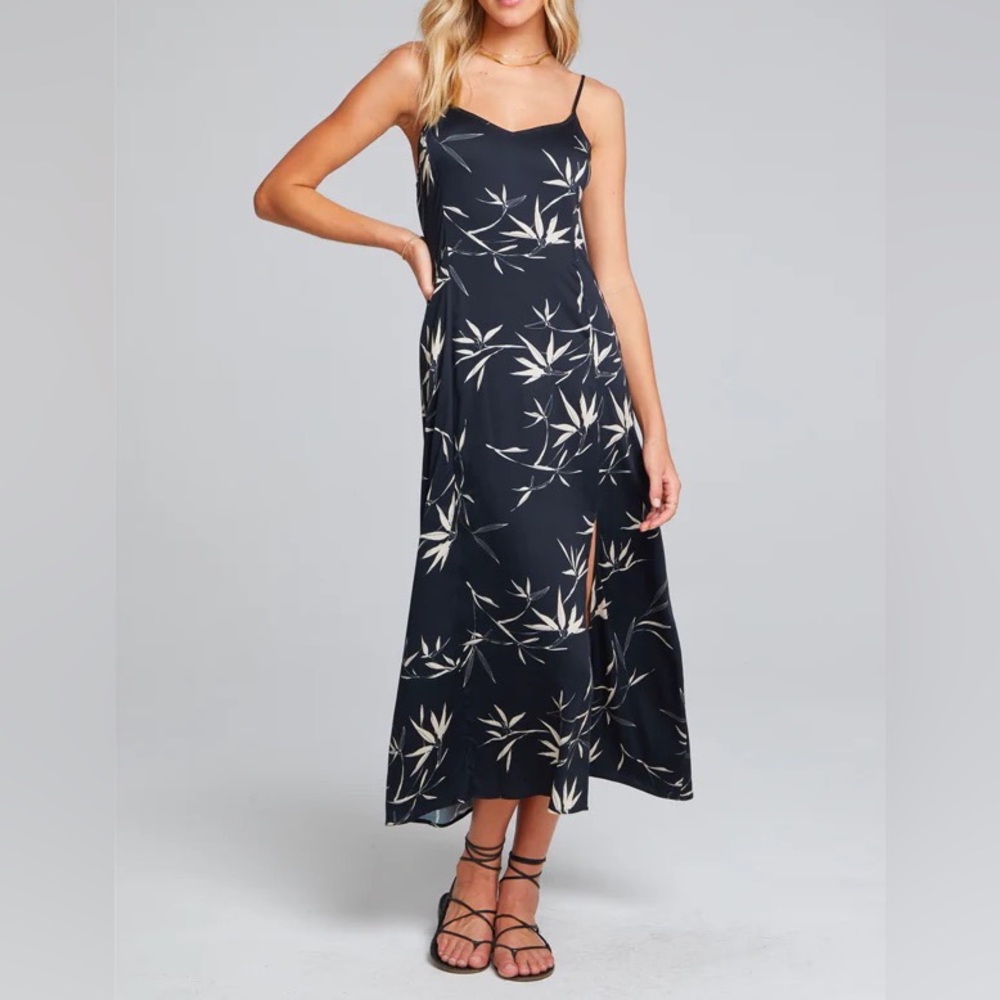 Saltwater & Luxe Navy Bamboo Dress